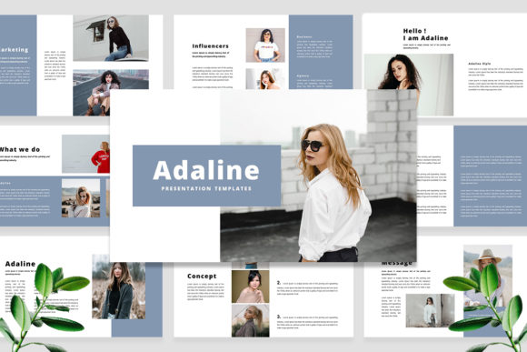 Adaline - PowerPoint Template for Modern Presentations