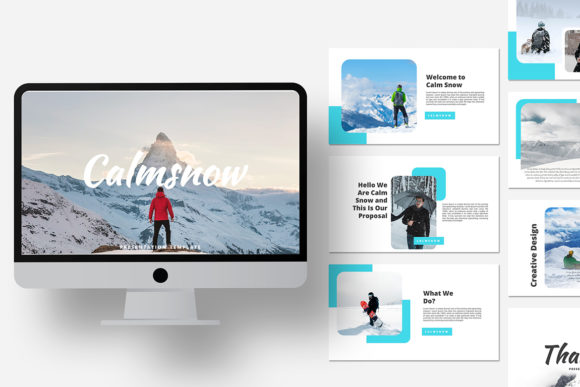 Calmsnow - Modern PowerPoint Template for Creative Presentations