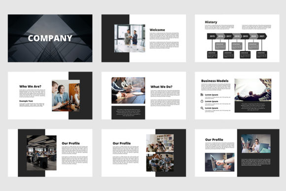 Company - PowerPoint Template: A Practical Tool for Professional Presentations