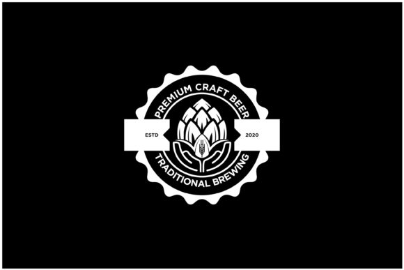 Enhancing Brand Identity with Hops Craft Beer Ale Brewery Logo Design