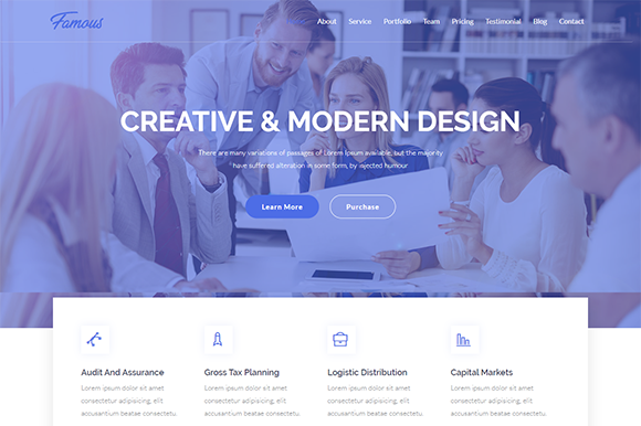 Famous Digital Corporate HTML5 Template: Streamlining Your Web Development Workflow