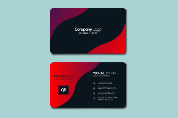 Gradient Style Business Card Template: A Modern Design Solution for Professional Branding