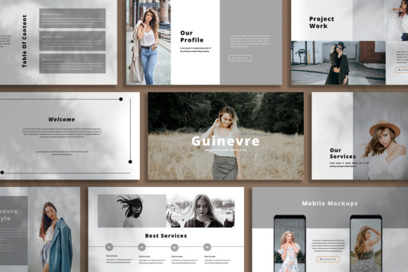 Guinevre - Google Slides Template: A Modern Tool for Creative Presentations