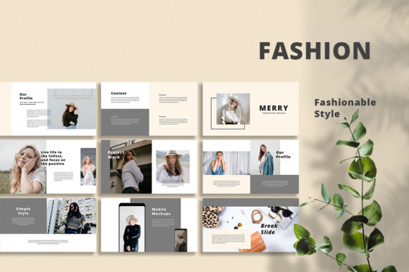 Merry - PowerPoint Template: A Modern Tool for Professional and Creative Presentations