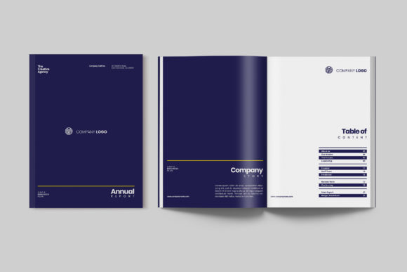 Modern Annual Report InDesign: A Professional and Adaptable Design Tool