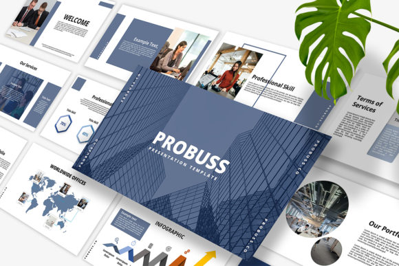Probuss - PowerPoint Template: A Modern and Practical Design for Professional Presentations