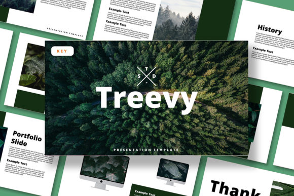 Treevy - Keynote Template: Modern and Creative Presentation Tool
