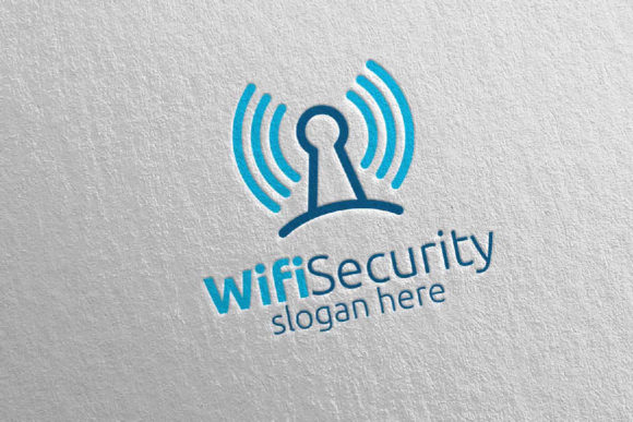 Wifi Security Logo 1: A Modern Font for Strong Branding